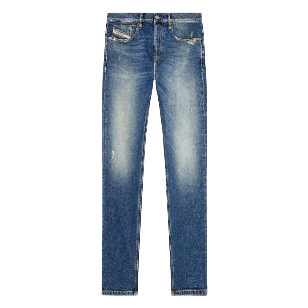 Diesel Men's Blue Tapered Jeans - Slim Fit Jeans - W29 L32 - Jeans