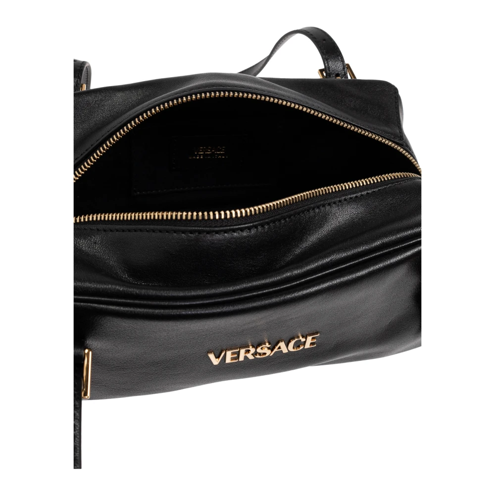 Versace Schoudertas Tag Bowling Black Dames