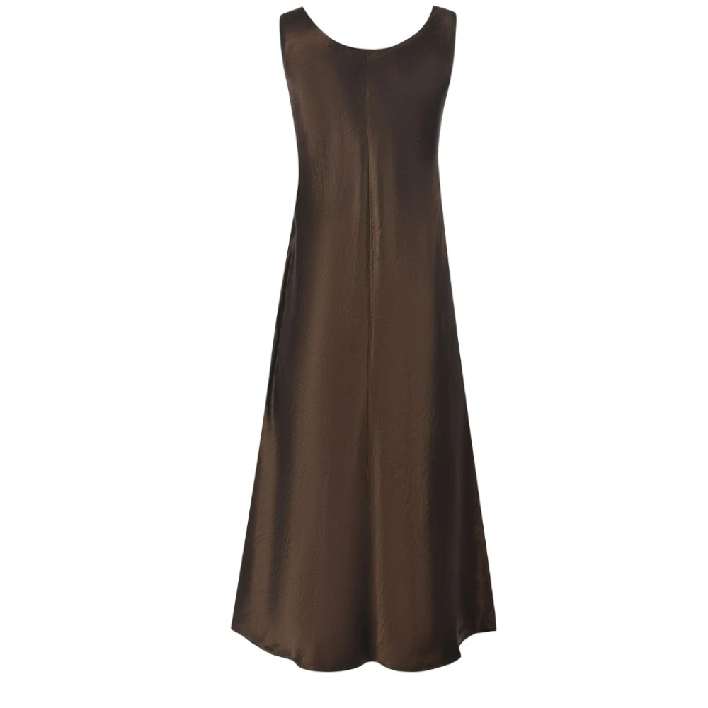 Max Mara Bruine Jurken Regular Fit Brown Dames