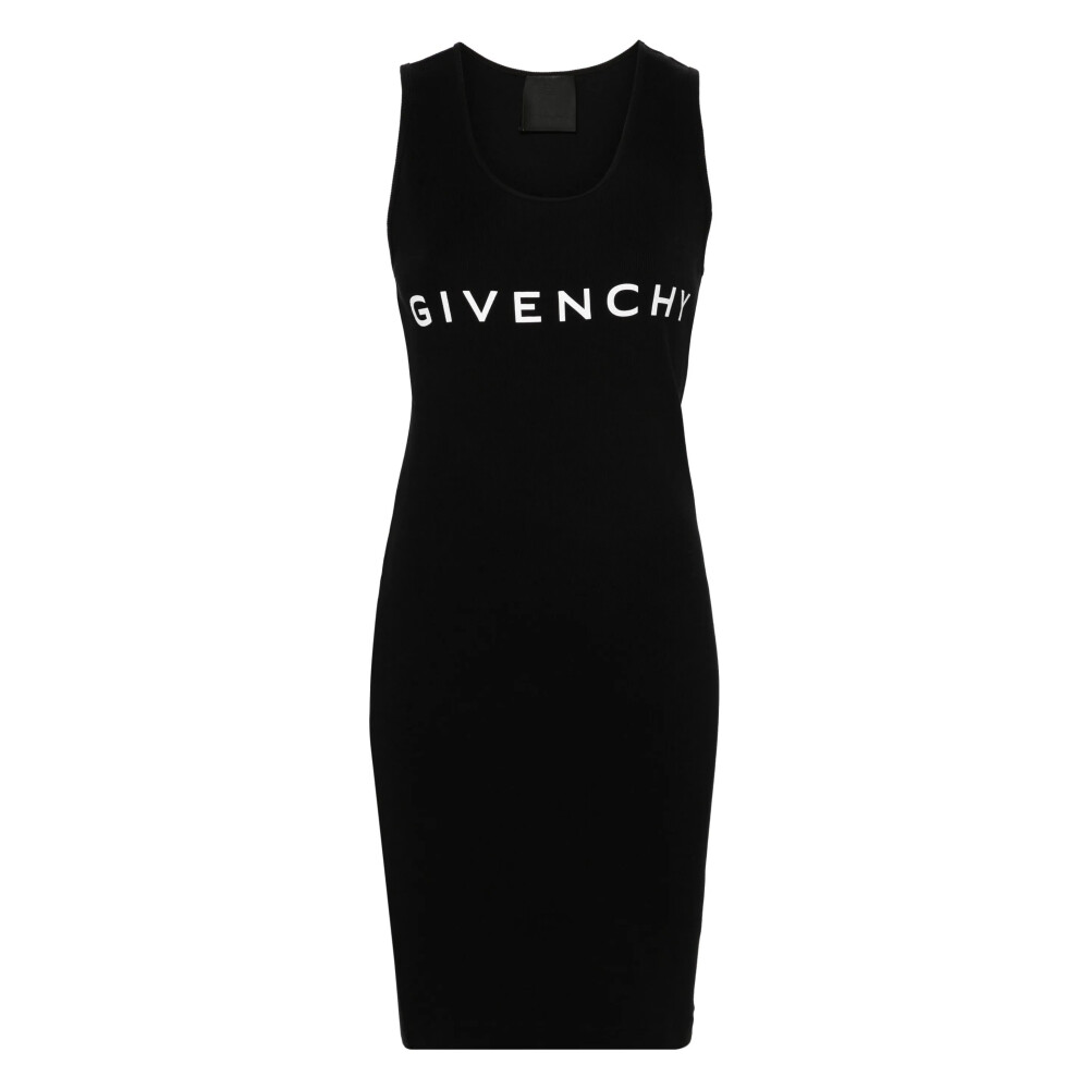 Black cotton tank dress best sale