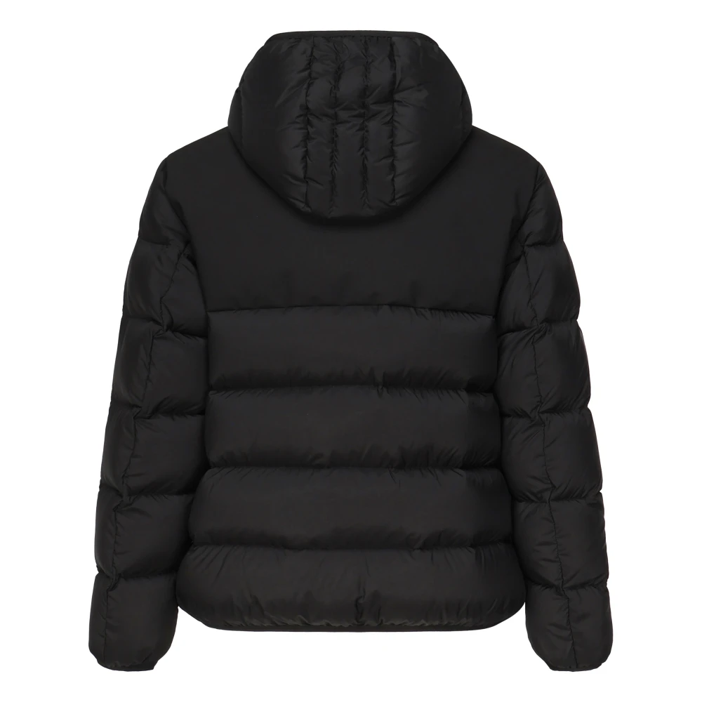 Moncler Zwarte Veumont Jas voor Mannen Black Heren