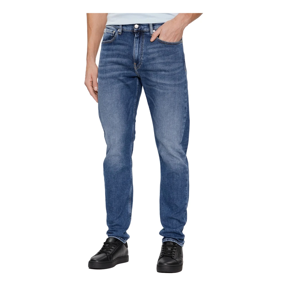 Calvin Klein Jeans Lichtblauwe katoenblend jeans Blue Heren