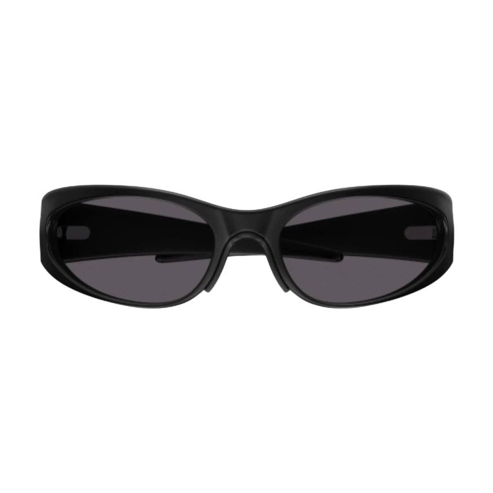 Balenciaga Zwarte aluminium zonnebril met Super 7 spiegelglazen Black Heren