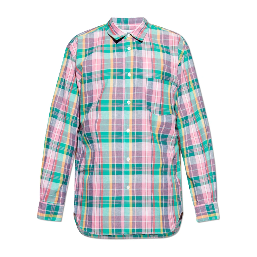 Comme des Garçons Geruit patroon overhemd Multicolor Heren