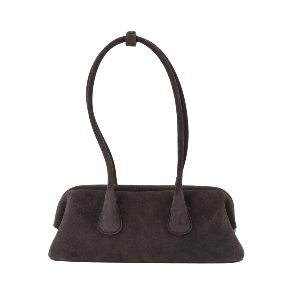 Osoi Gray Shoulder Bags, Female, One Size, Boat Wide Mini Shoulder Bag