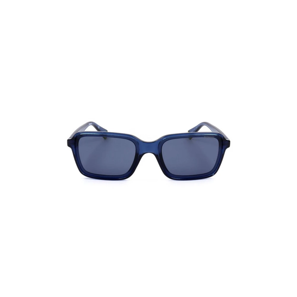 Blaue Quadratische Sonnenbrille Stilvolle Wahl - Polaroid - Modalova