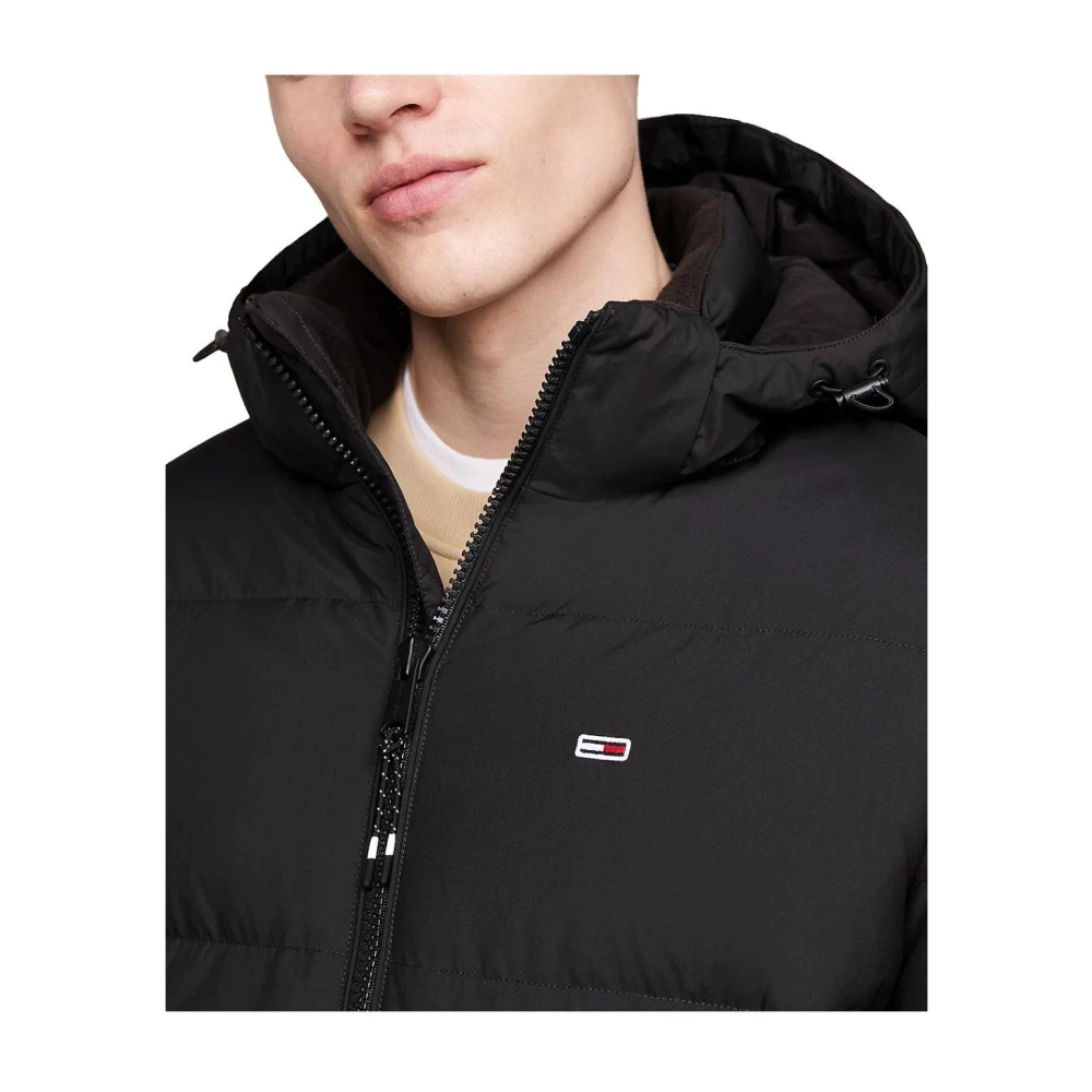 Tommy Hilfiger Essentiële Donsjas Urban Stijl Black Heren