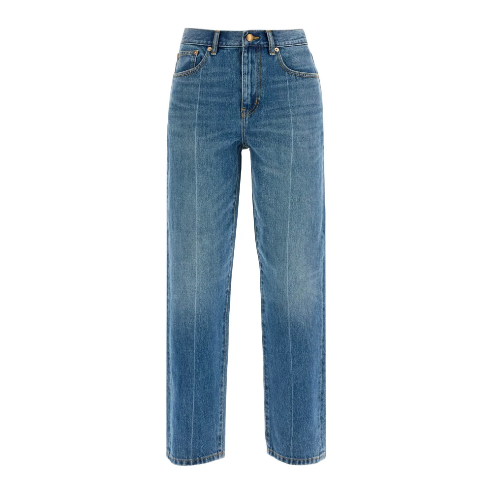 TORY BURCH Klassieke Denim Jeans voor Mannen Blue Dames