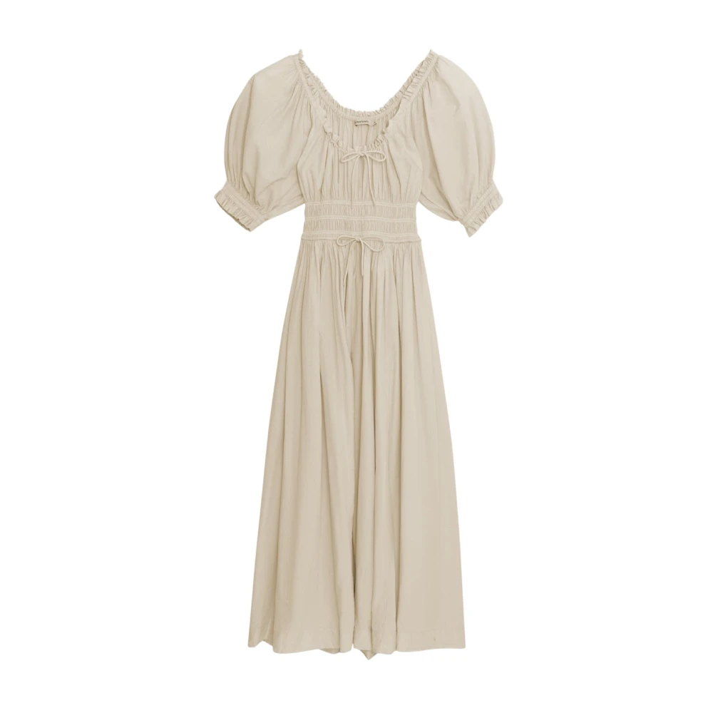 The New Society Eleni Vrouw Jurk Macadamia Beige Dames