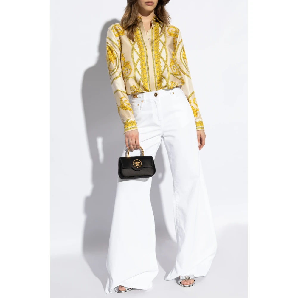 Versace Zijden Overhemd Multicolor Dames