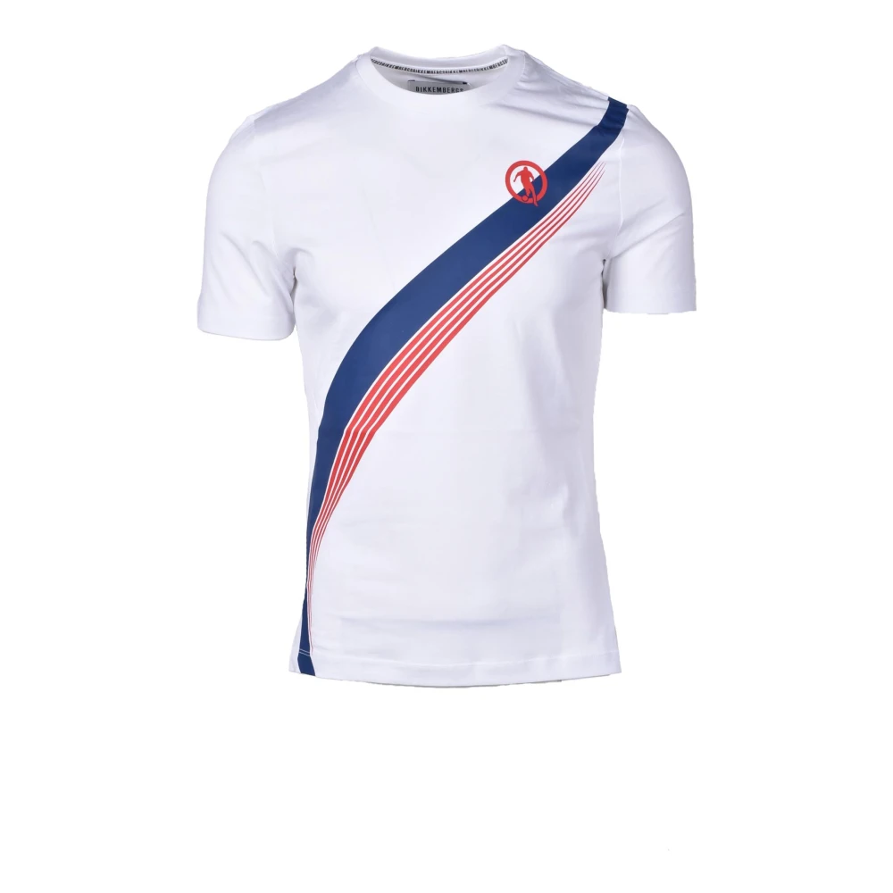 Bikkembergs Katoenen T-shirt White Heren
