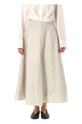 white-leather-a-line-midi-skirt
