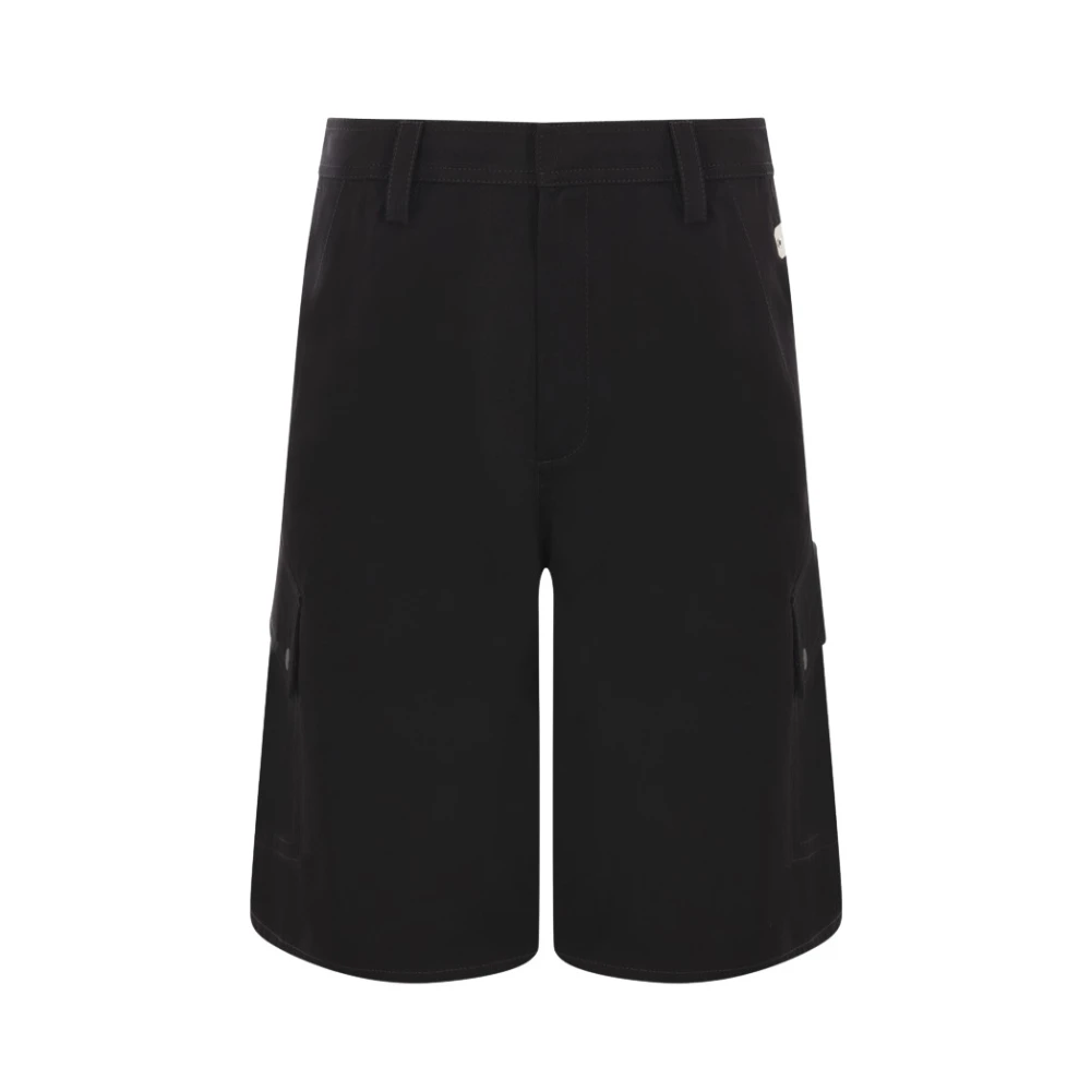 Off White Cargo Shorts Zwart Black Heren