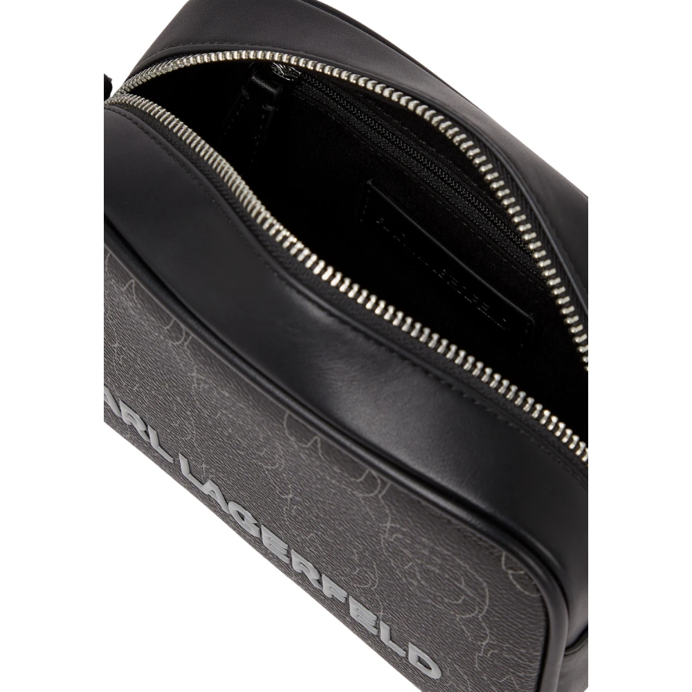 Karl Lagerfeld Tassen icoon mono cc cameratas a1w30135 nft aop Black Dames