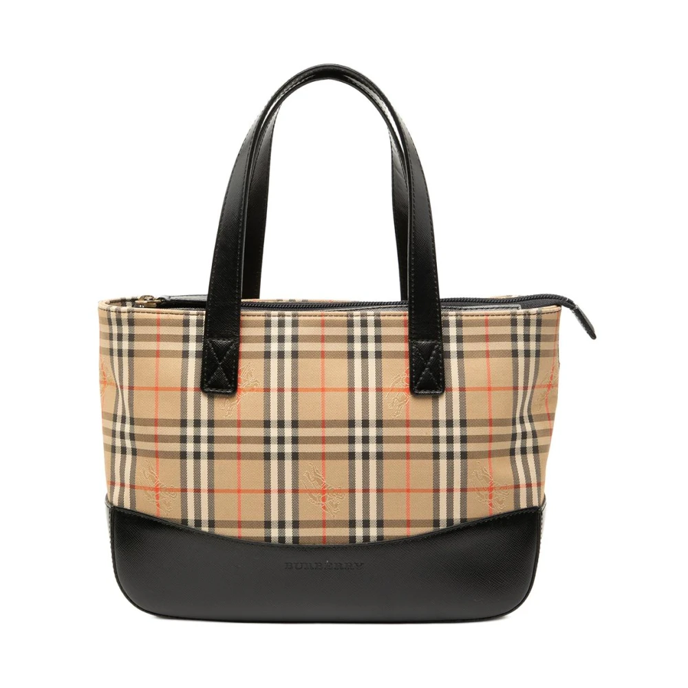 Burberry Vintage Women's Multicolor Vintage Tote Bags, One Size, Pre-Owned Carryall Handbag
