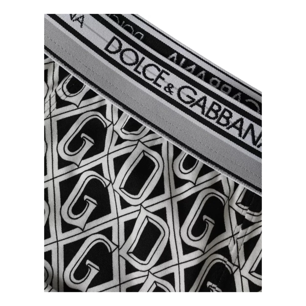 Dolce & Gabbana Zwarte Boxershorts Ondergoed Gray Heren