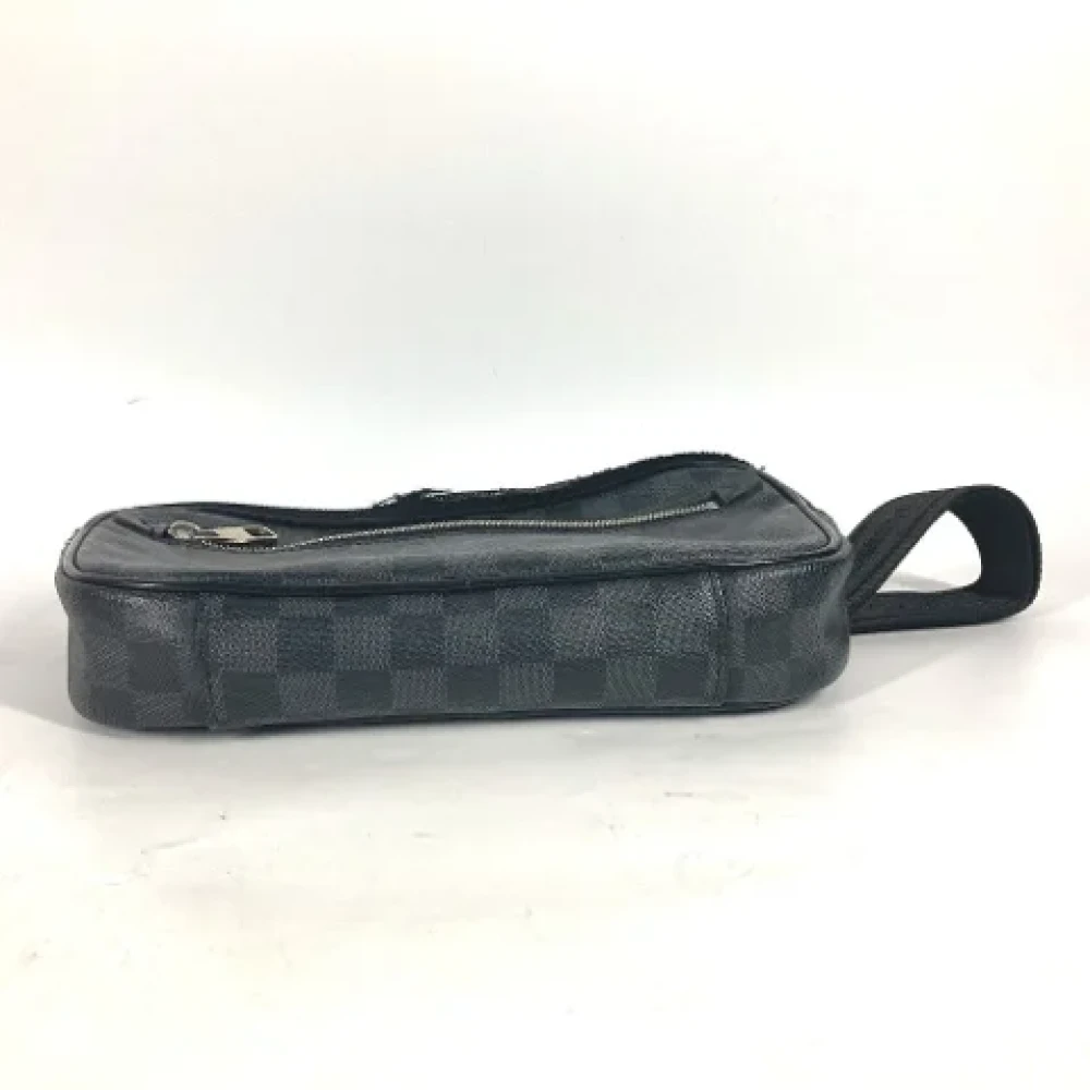 Louis Vuitton Vintage Pre-owned Cotton louis-vuitton-bags Black Dames