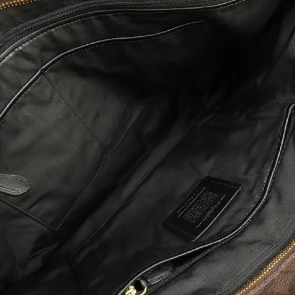 Coach Pre-owned Plastic totes Brown Dames