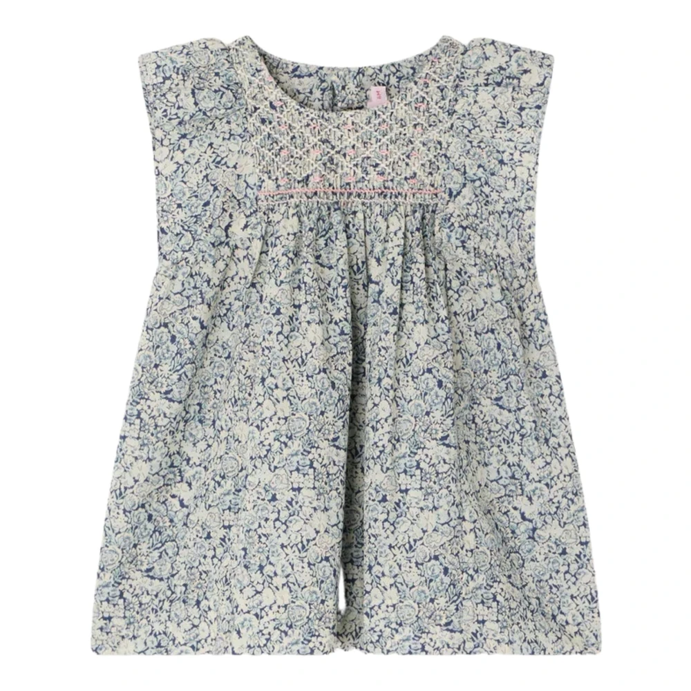 Bonpoint Girls Blue Baby Dresses - Dresses - 6 M - Kids