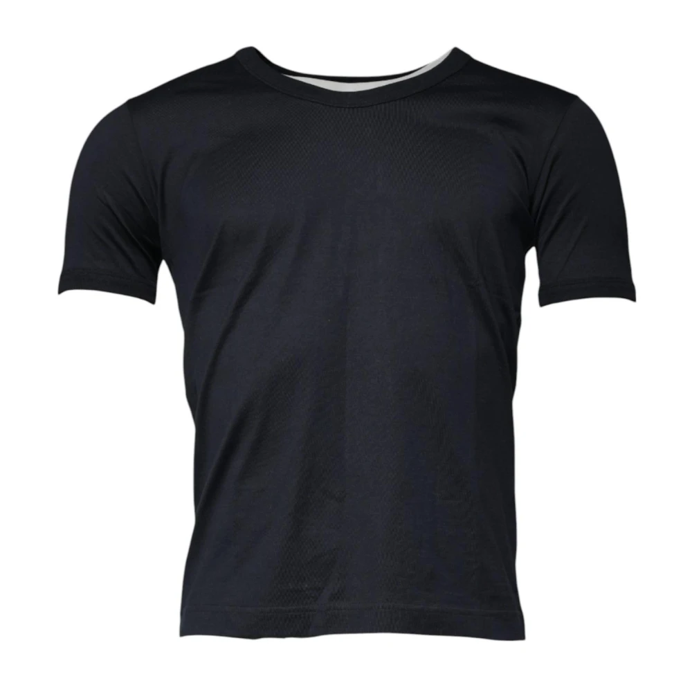 Dolce & Gabbana T-shirt met logodetails Blue Heren