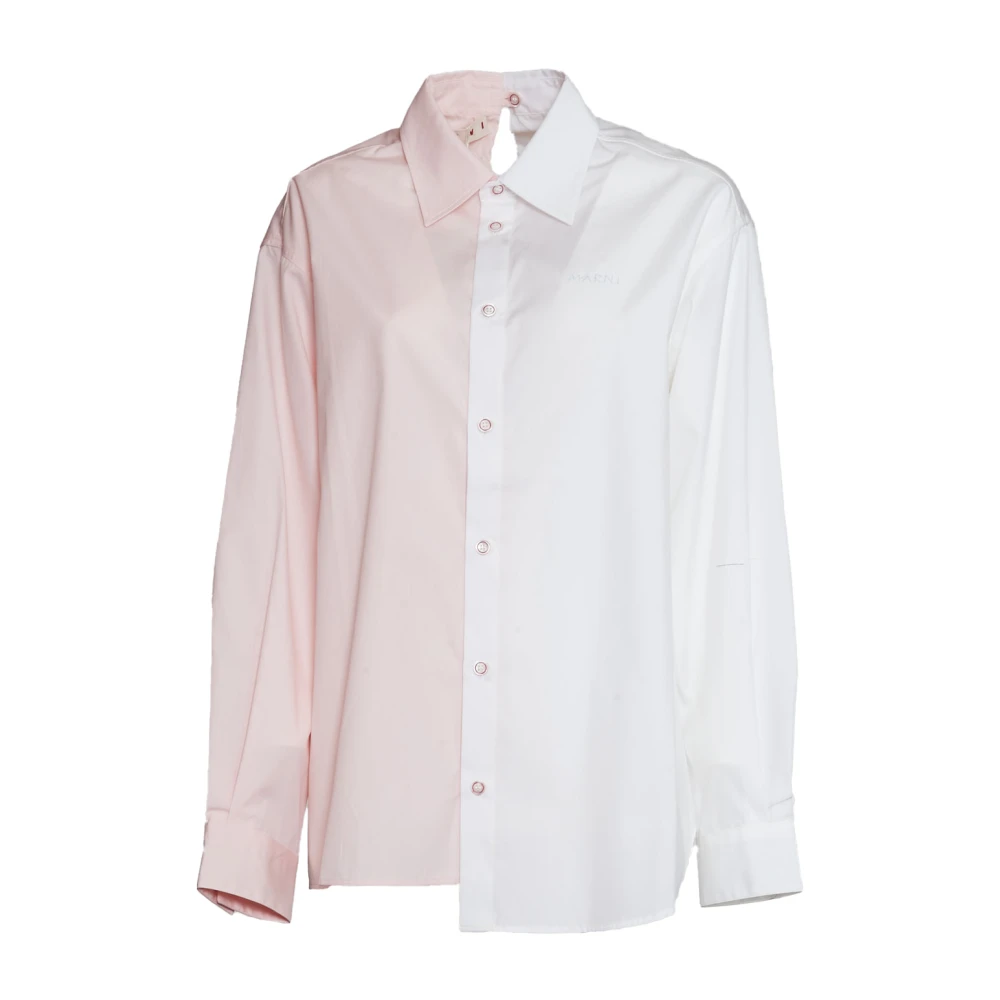 Marni Witte en roze shirts voor vrouwen White Dames