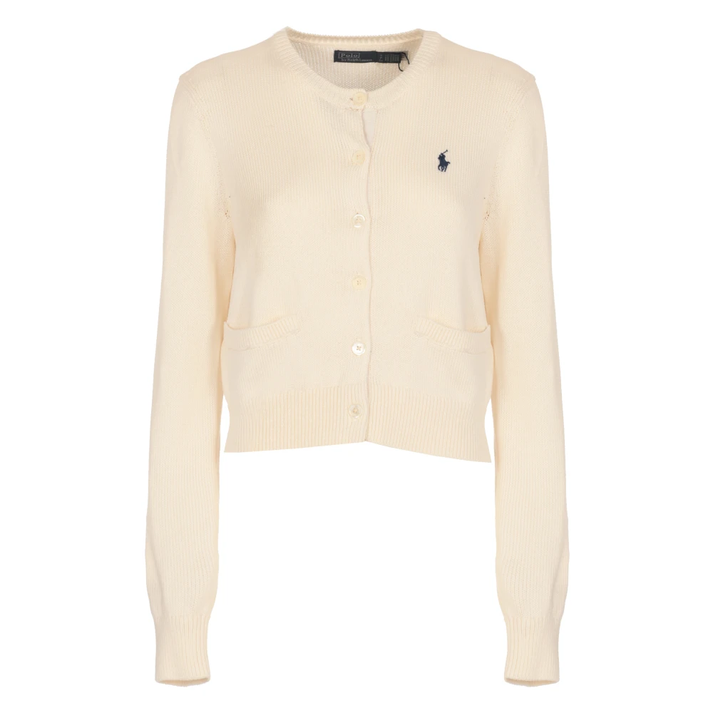 Ralph Lauren Katoenen Cardigan Beige Dames