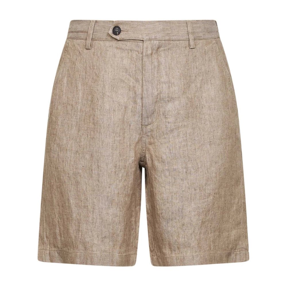 Mc2 Saint Barth Beige Casual Shorts, Male, S, Casual Shorts