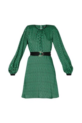 green-classic-dress