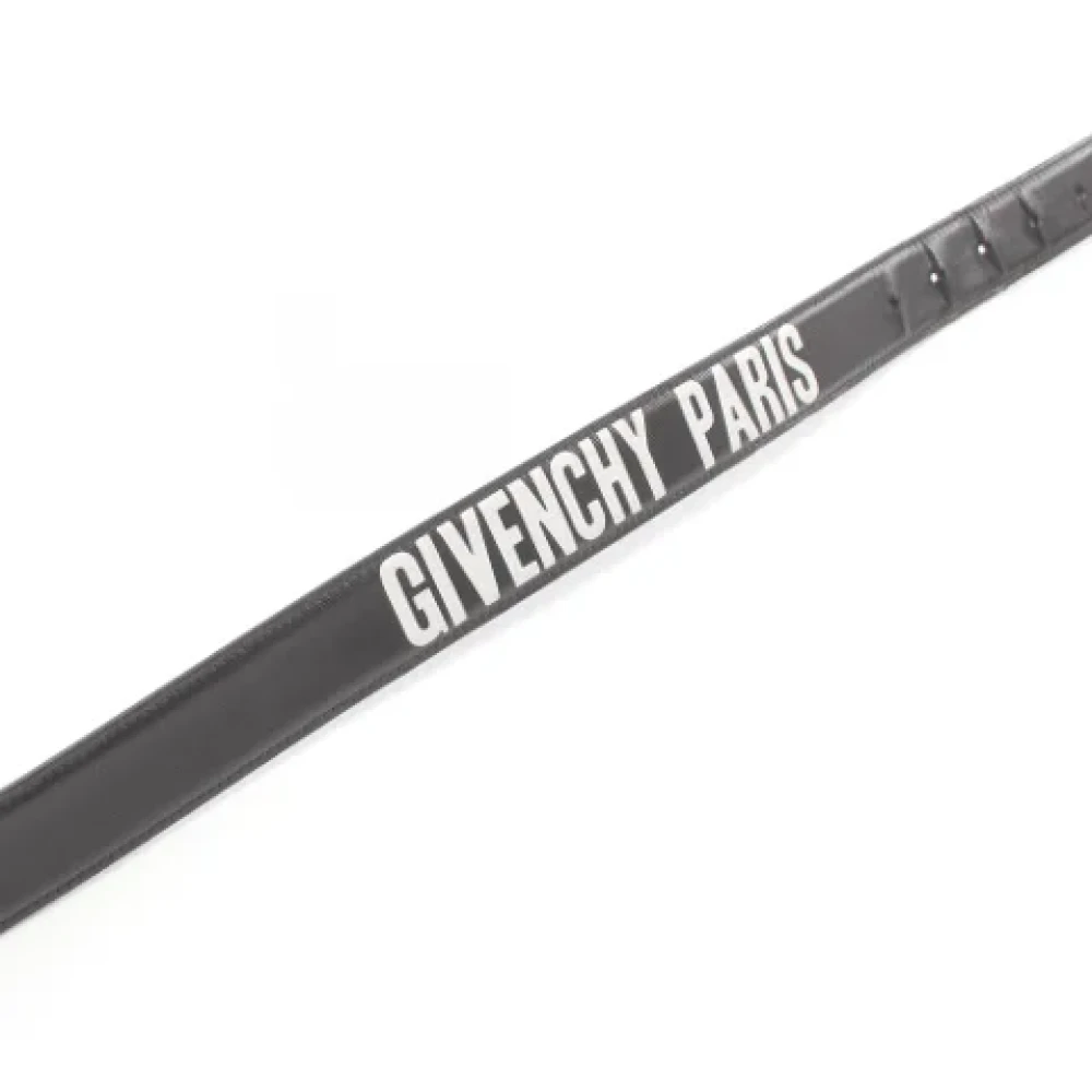 Givenchy Pre-owned Leather belts Black Heren