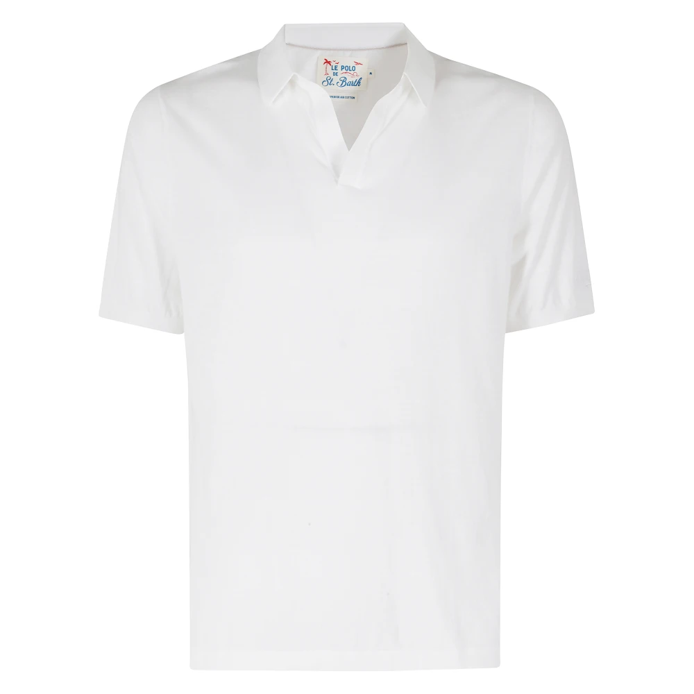Mc2 Saint Barth White Polo Shirts, Male, 3XL, Polo Shirts