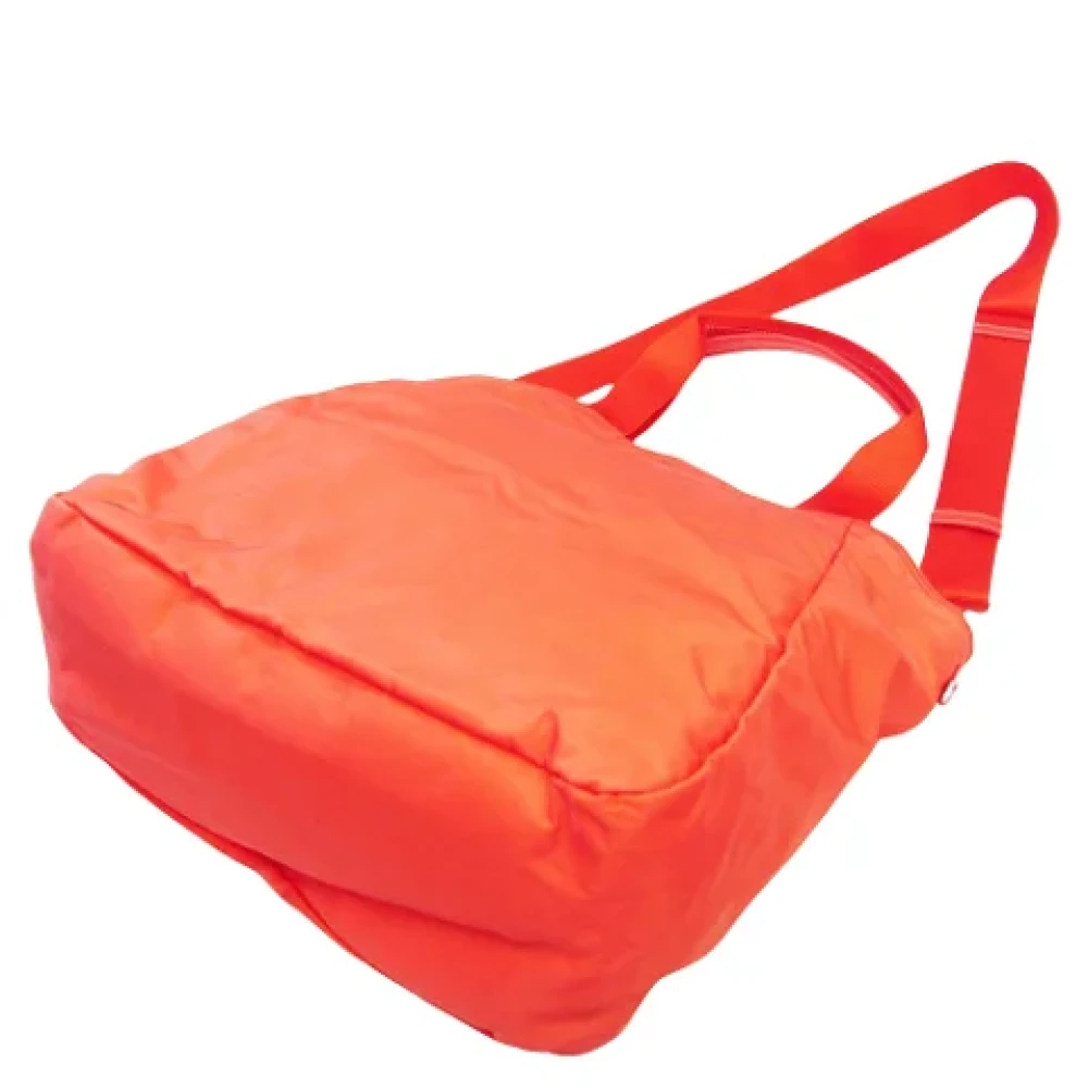 Prada Vintage Pre-owned Fabric totes Orange Dames