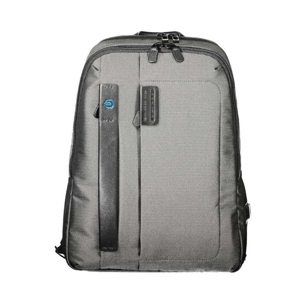 Piquadro Grijze Polyester Rugzak | Stijlvol Model Gray Unisex
