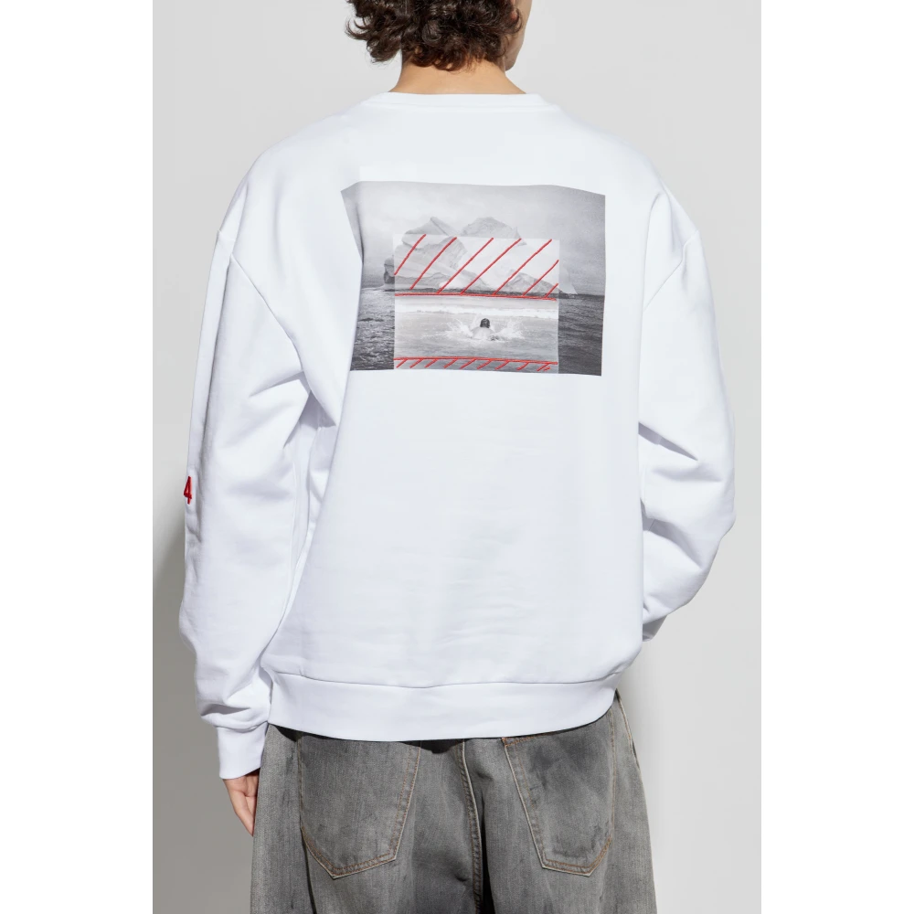 Iceberg Gedrukte sweatshirt White Heren