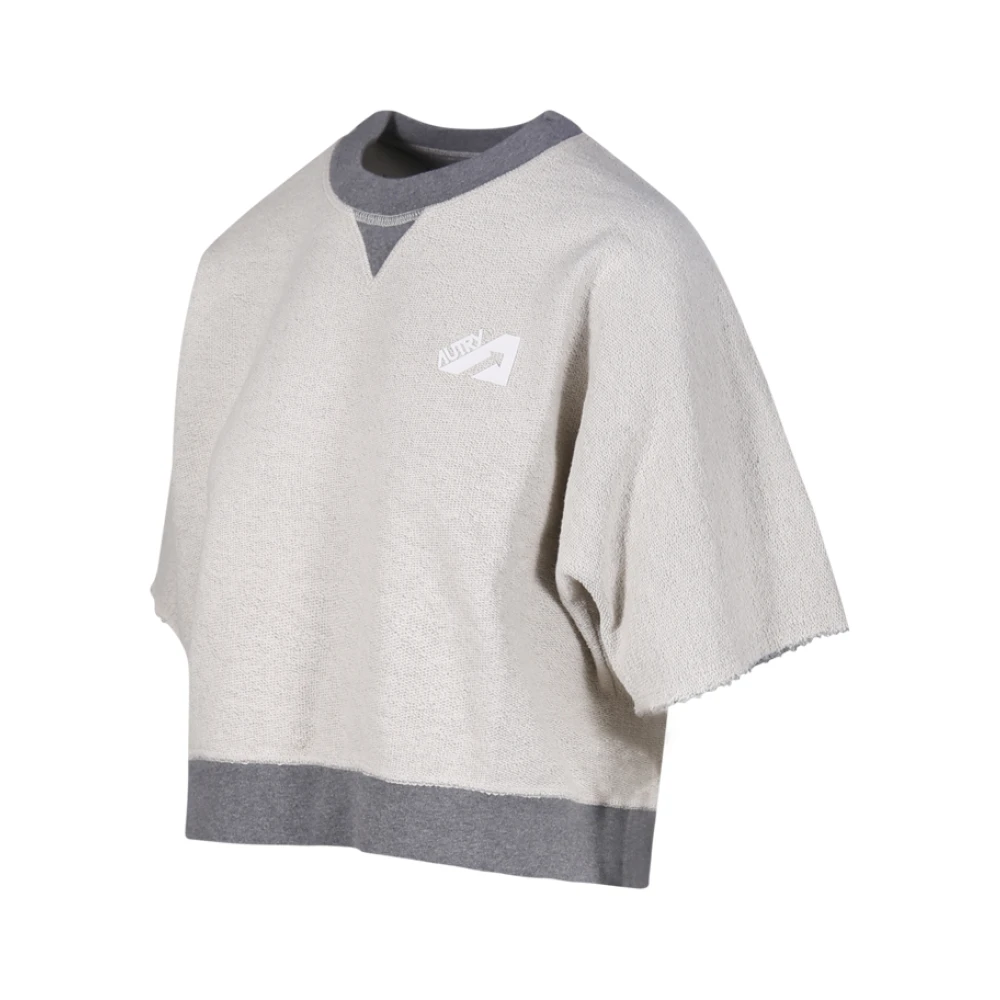 Autry Melange Sweatshirt voor Mannen White Dames