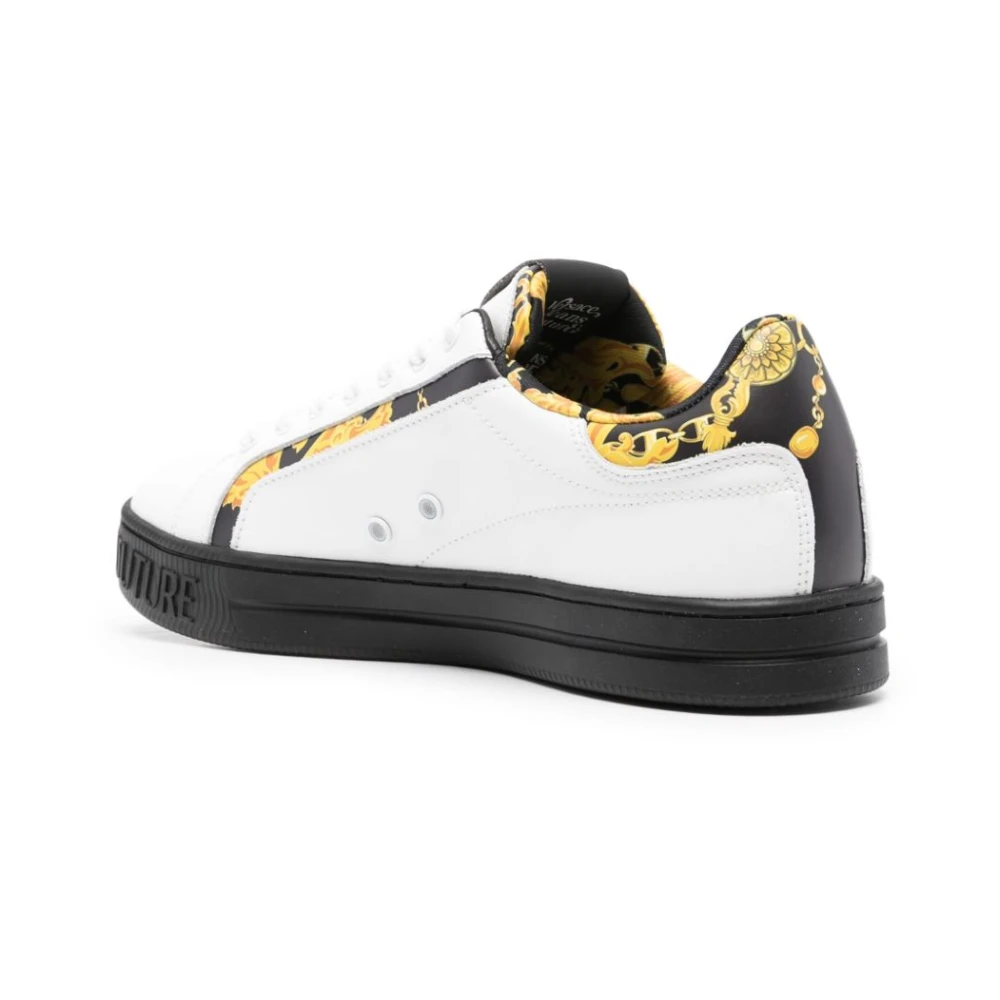 Versace Jeans Couture Witte Sneakers voor Heren Aw23 White Heren