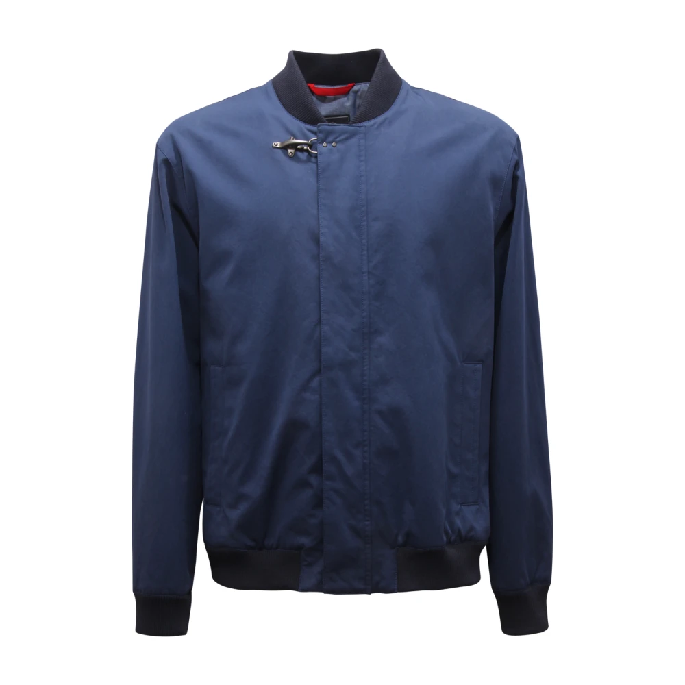 Fay Men's Blue Nam11480060 Giubbotto Cotton Jacket E