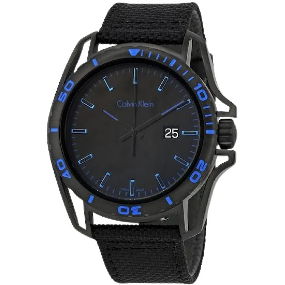 Calvin Klein Watch k5y31yb1 Svart Herr