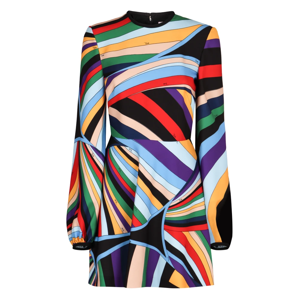 EMILIO PUCCI Iride Print Jurk Multicolor Dames