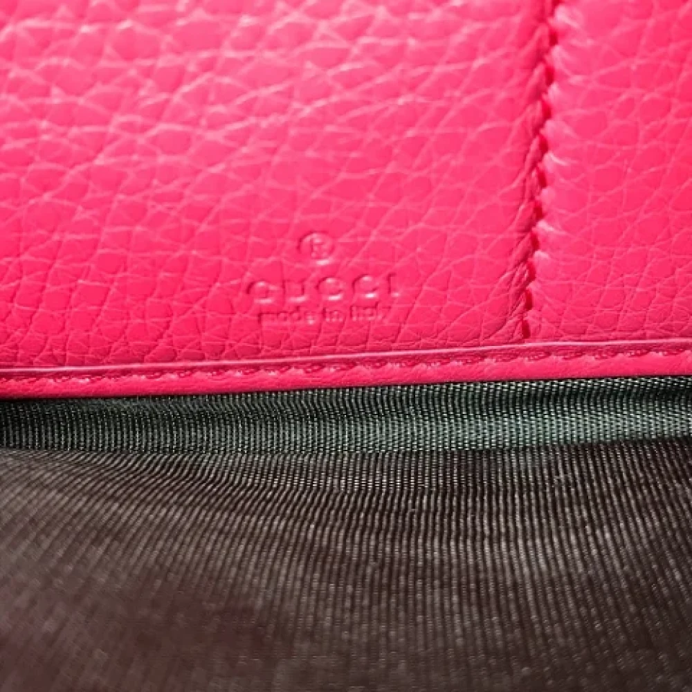 Gucci Vintage Pre-owned Leather wallets Pink Dames