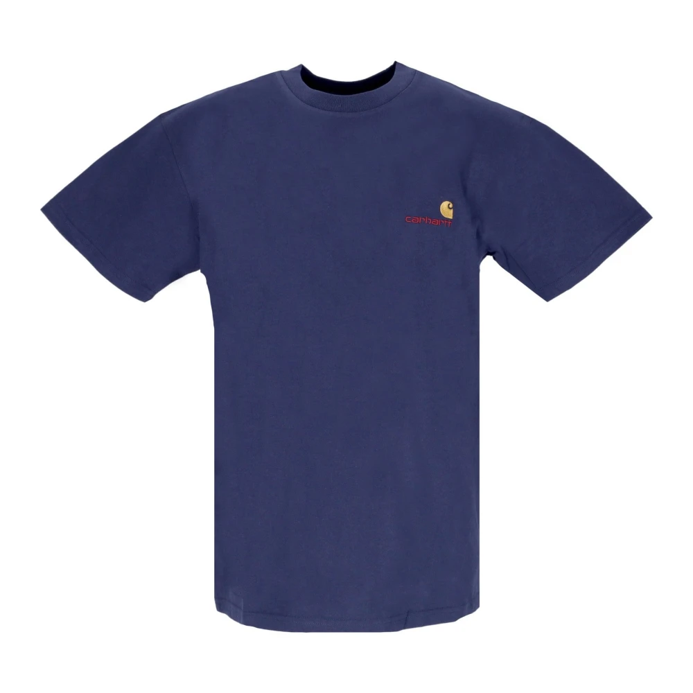 Carhartt WIP Script Tee Enzian Heren T-shirt Blue Heren
