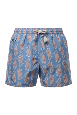 Ultralätt badshorts 70-talsprint