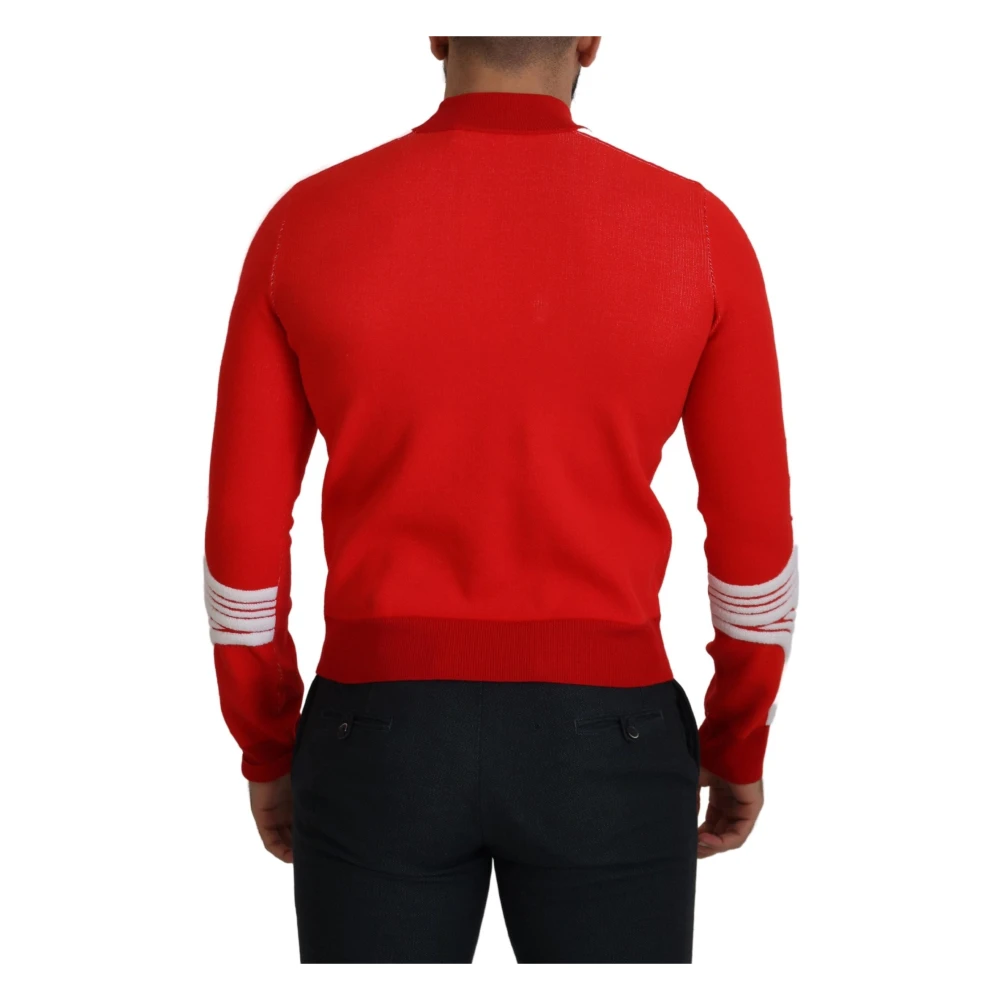 Gcds Rode Elegante Heren Trui Red Heren