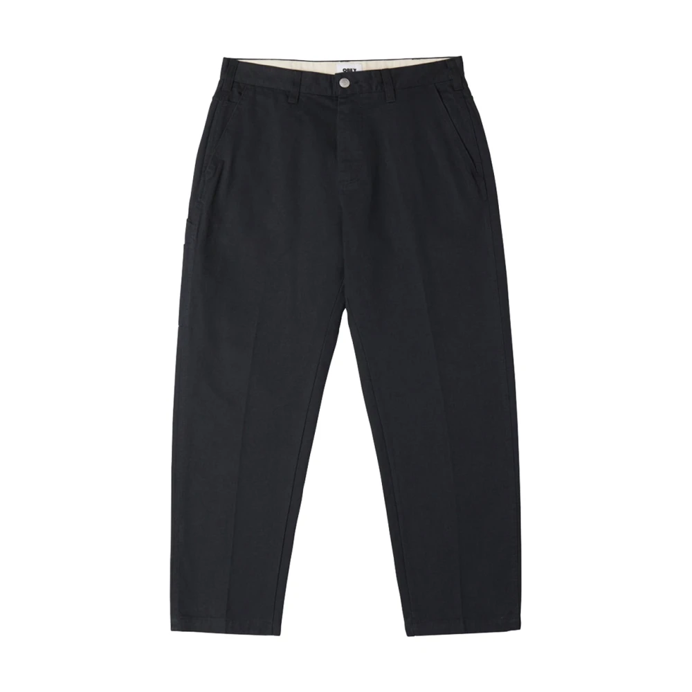 Obey Zwarte Timmerman Werkbroek Black Heren