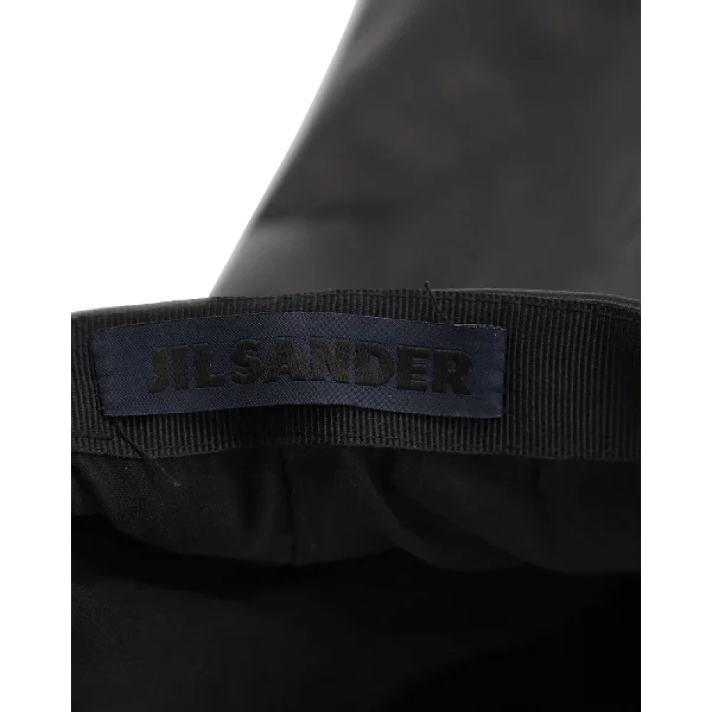 Jil Sander Pre-owned Leather bottoms Black Dames