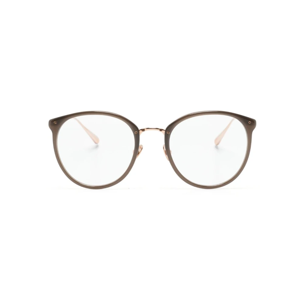 Linda Farrow Brown Glasses, Female, 51 Mm, Calthorpe Optical Frame