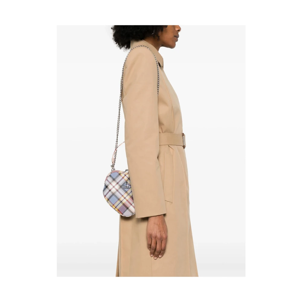 Vivienne Westwood Beige Kiss-Lock Schoudertas Multicolor Dames