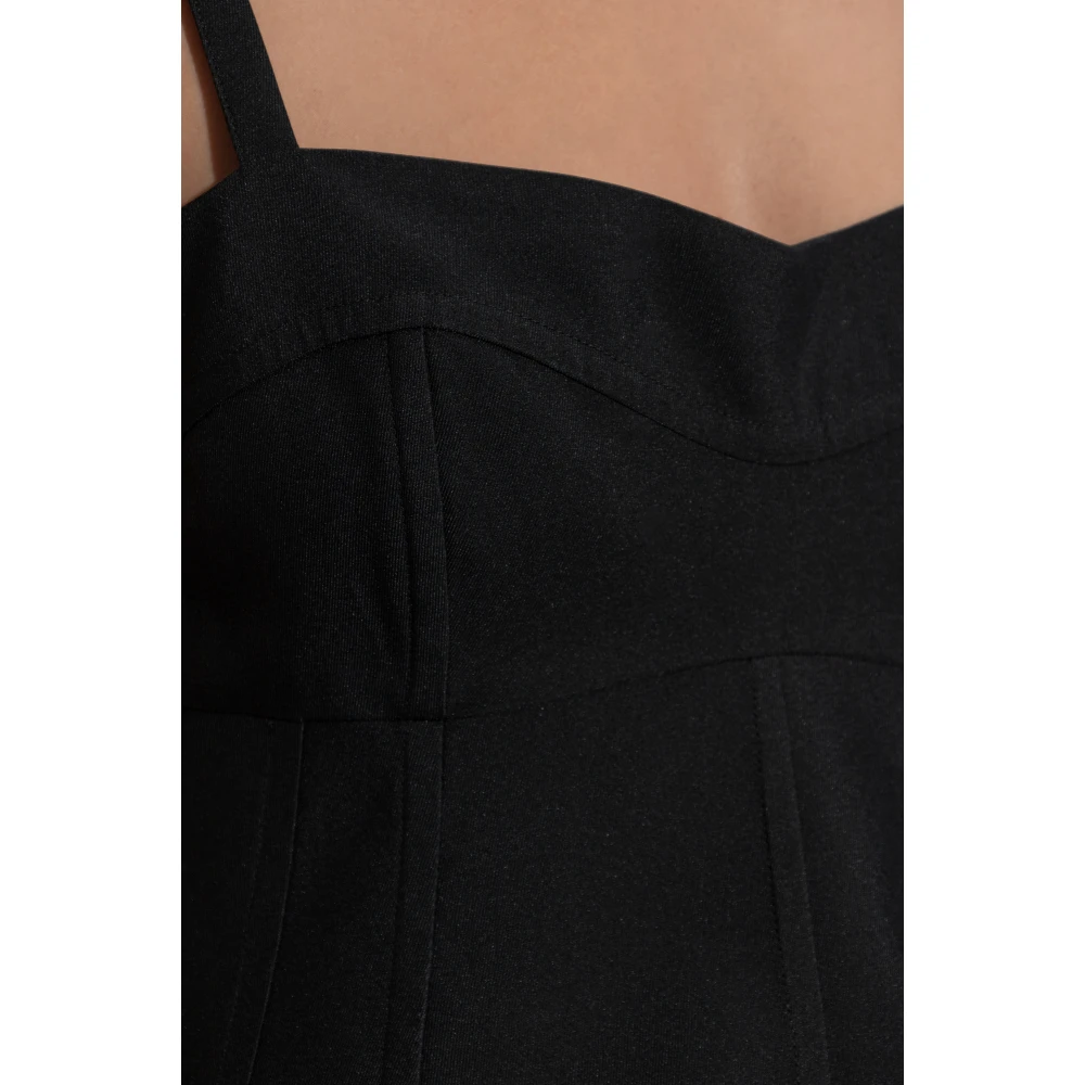 Jil Sander Jurk met bandjes Black Dames
