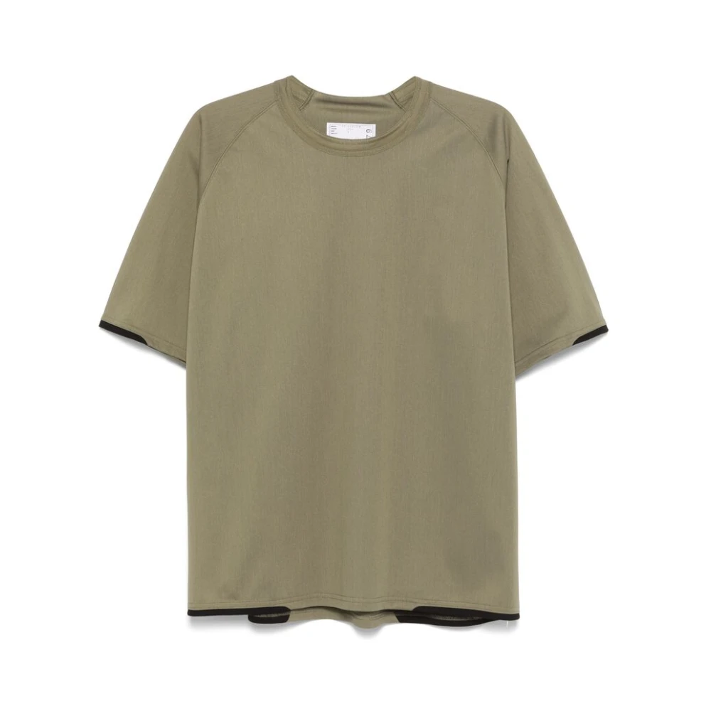 Sacai - Tops > T-Shirts - Green - Sacai - Modalova