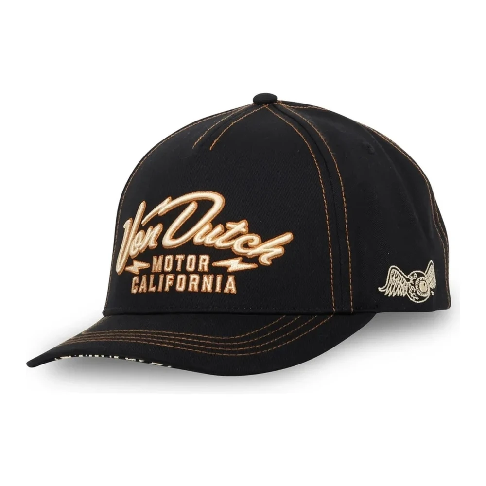 Von Dutch Zwarte Rock Trucker Cap Black Heren