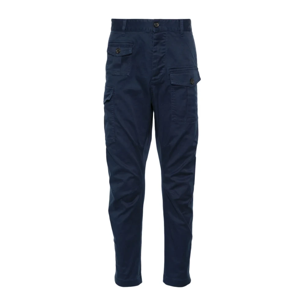 Dsquared2 Tapered Trousers Blue Heren